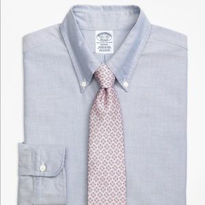 EUC Brooks Brothers supima slim 16.5-34 non-iron